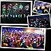 Glow Sticks, 268Pcs BUDI Glow Party Favors for Kids/Adults: 100 Glowsticks 7 Colors& Multi-Connectors for Glow Necklace, Flower Balls, Luminous/Apple/Heart Glasses and Triple/Butterfly Bracelets