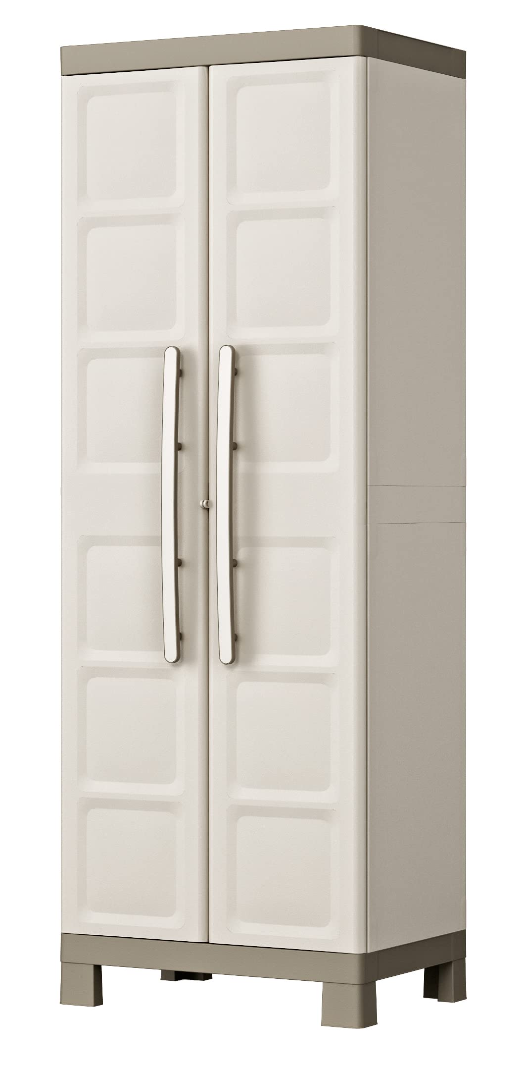 Keter Excellence Multi purpose Indoor Garage Utility Cabinet - Sand/Dove Grey