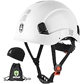 GREEN DEVIL Type 1 Class E Safety Helmet Lightweight Non-Vented Hard Hat for Men Women
