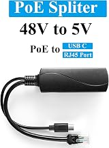 Revotech Type C PoE Splitter 5V 2.4A IEEE 802.3af 10/100M for IP Camera CCTV view 2