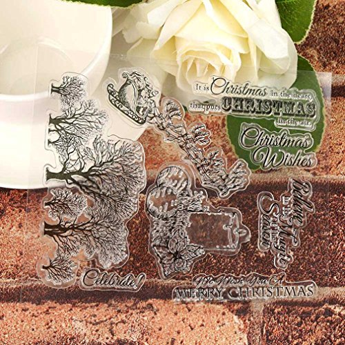 Transer Silicone Butterfly Flower Embossing Folder Template DIY Card Scrapbooking Decor (I, Black)