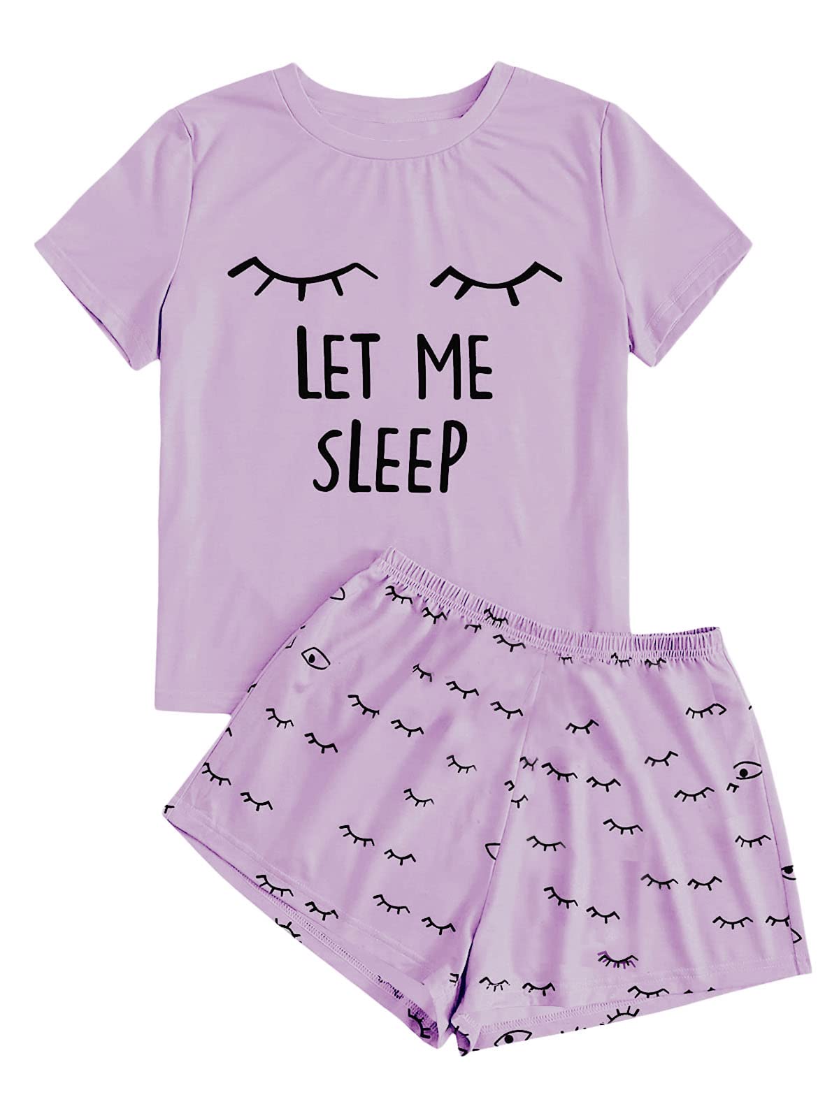 Photo 1 of Kingdenergy Girls Summer Cute Print Shorts Set T-Shirt and Short Pant 2 Piece Outfits Clothing Sets size 10 girl