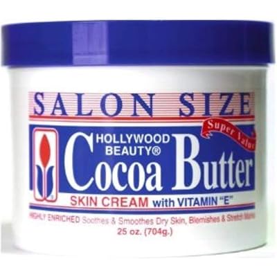 Hollywood Beauty Skin Creme Cocoa Butter, 25 oz Pack of 2