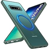 WakongHK for Samsung Galaxy S10 Plus Case with Magnetic,S10 Plus Phone case Military-Grade Drop Protection Galaxy S10+ Phone Case Matte Slim for Samsung S10 Plus Case Cover 6.4’’-Green