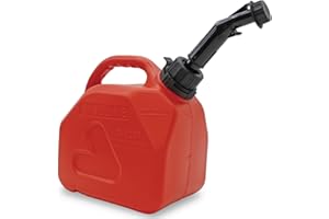 Plastic Fuel Can Durable Red Gasoline Container in (5L)