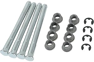 VKVXCLON Door Hinge Pin and Bushing Repair Kits Compatible with Chevy S10 GMC S10 Pickup Blazer GMC S15 Pickup 1994-2004 Sonoma Jimmy Oldsmobile Bravada Door Hinge Repair Set 4 Pins 2 Door