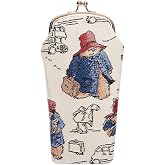 Signare Tapestry Kiss lock Glasses Case for Women Eyeglass Case in Paddington Bear Design (GPCH-PADD)