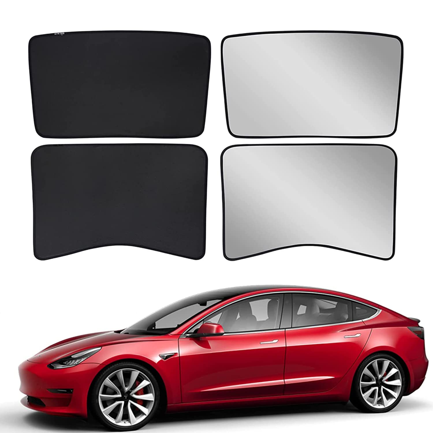 Mua 20212022 Tesla Model 3 Glass Roof Sun Shade Folding Half Cover