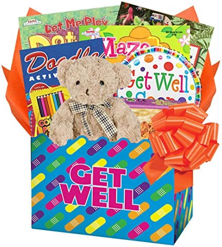 Gifts Fulfilled Kids Get Well Gift Box of Things to Do with Activity Books for Ages 4 to 10