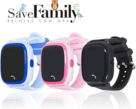 Reloj con GPS para niños SaveFamily Modelo Completo Negro ...