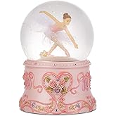Septwonder Ballerina Snow Globe, Snowglobe for Wife, Daughter, Granny and Granddaugther (Swan Lake)