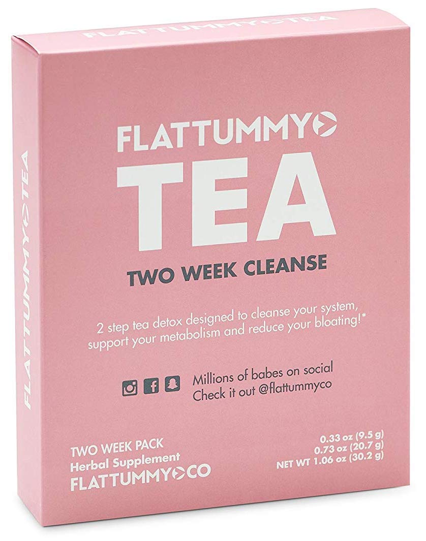 Flat Tummy Tea AllNatural Detox Tea to Help with Bloating, Maintain
