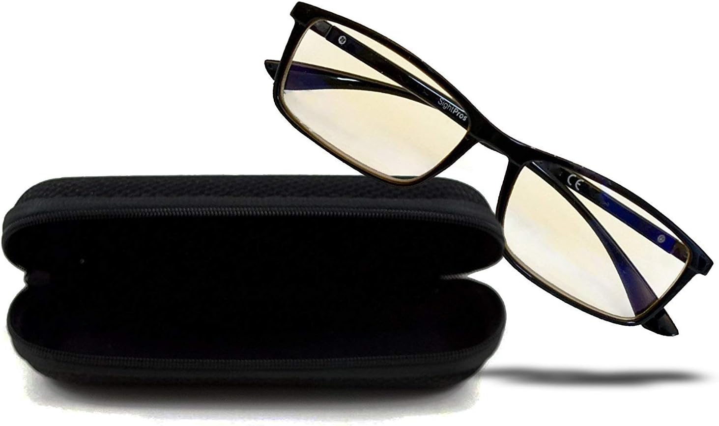 SightPros Computer Glasses- Blue Blocker Reading Glass for Men and Women- Reduces Eye Stain and Fatigue (+0.50 D)