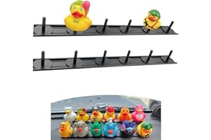ROMASO Duck Holder for Jeep Wrangler,Duck Holder for Jeep Dash,Aluminum Alloy Duck Mounts,Adjustable Rubber Ducks Plugs for Jeep Dashboard
