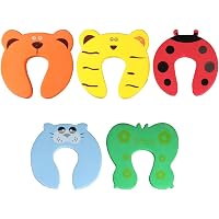 2 Fermaporta In Cotone Morbido Per Bambini E Animali – Marrone, Lunghezza 60 Cm, Antischianto