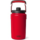 YETI Silo Half Gallon Insulated Chug Cap Water Jug &ndash; Leakproof, Lightweight Sports Bottle with Fence Hook Handle &ndash; Keeps Drinks Ice-Cold &ndash; Ideal for Gym, Sports &amp; Tournaments, Rescue Red