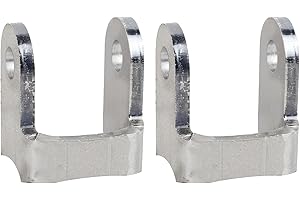 Baja Racing Supply 3” Shock Bracket – 6mm HRP&O Steel, 1/2" Bolt Hole, Fits 1.75"–3" Tube – Universal Shock Mount for Custom Off-Road & Performance Suspension Systems – 2 Pack.