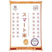 スマート玄米：青森県 つがるロマン (無洗米玄米2kg)：残留農薬ゼロ