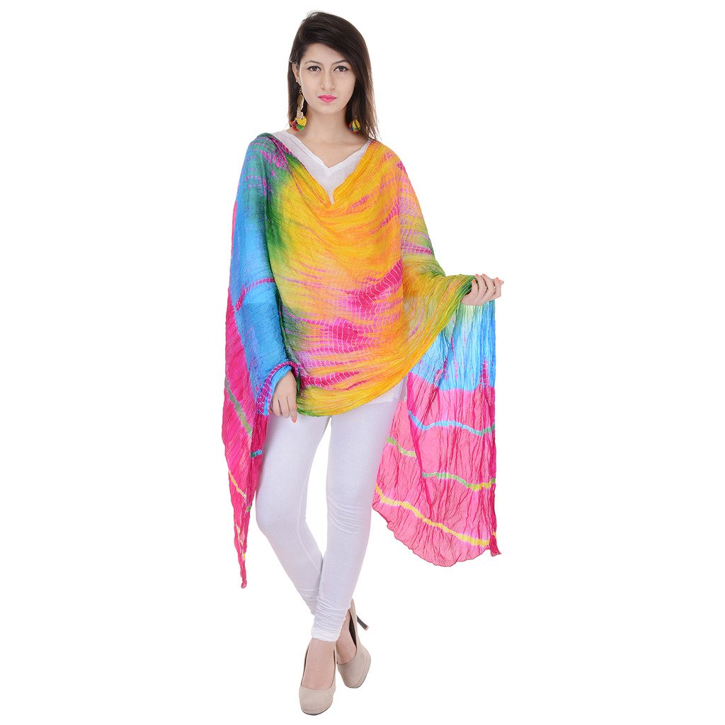 veera paridhaan women's printed dupatta, free size (multicolour, vp00057)