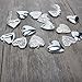 Wholesale 12 PCS Heart Shaped Photo Locket Silver Tone Aromatherapy Essential Oil Diffuser Locket Pendant Hollow Filigree Charm Pendant Bulk for Jewelry Making (Heart)