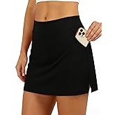 Buauty Women's Tennis Skirt Shorts High Waisted Golf Skorts with Pockets Workout Athletic Casual Outfit Clothes