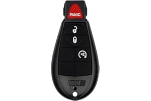 TG Auto Keyless Key Fob Remote Control Replacement for 2015 2016 2017 2018 2019 Dodge Ram 1500 Classic GQ4-53T 433MHz 4 Butto
