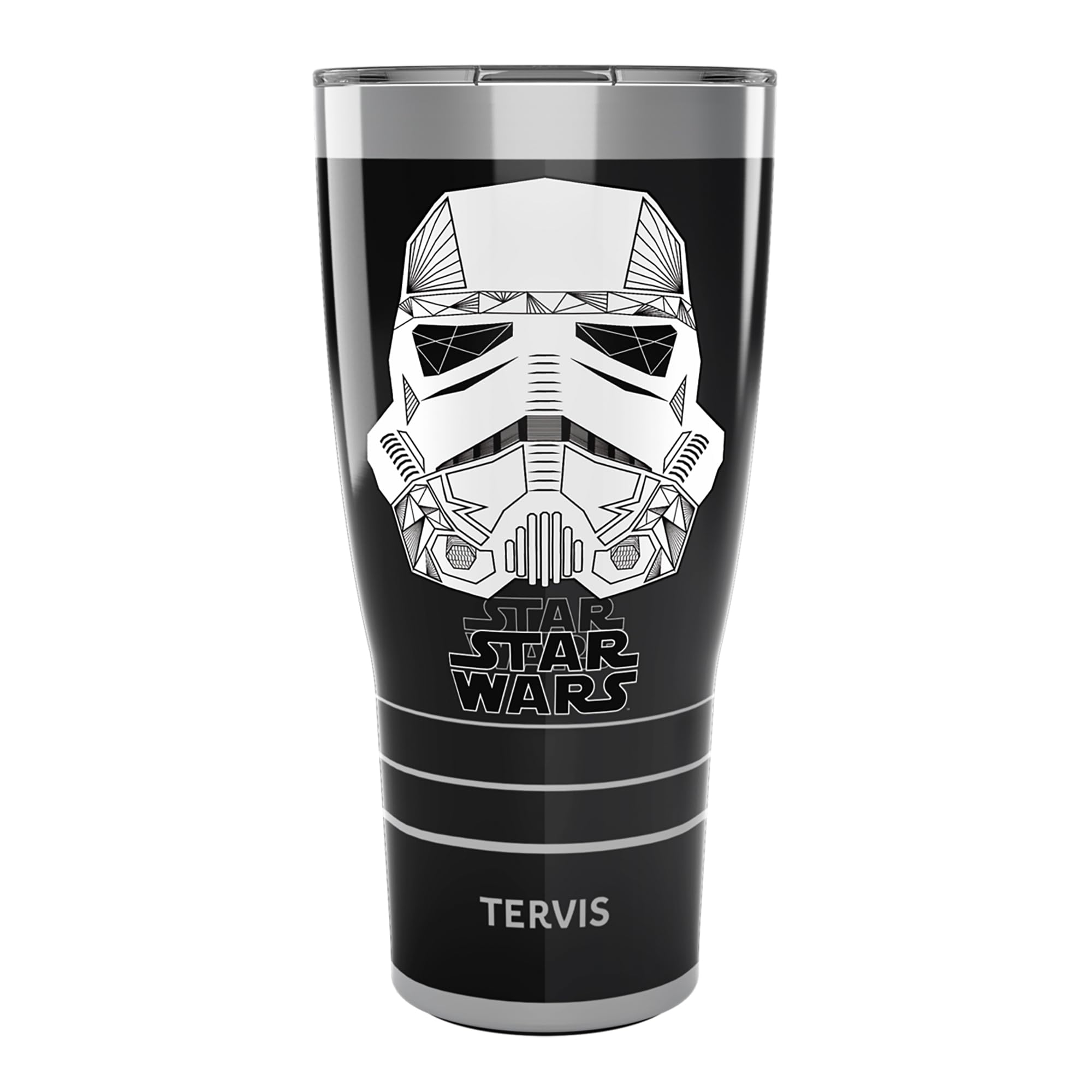 Tervis Triple Walled Star Wars Vader Trooper Insulated Tumbler Cup Keeps Drinks Cold & Hot, 30oz, Stainless Steel Image