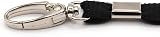 EasyBadge Black Lanyards ID Badges 10 Pack Safety Breakaway Metal Lobster Clip view 2