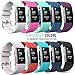 MoKo Fitbit Charge 2 Band, Soft Silicone Adjustable Replacement Sport Strap Band for Fitbit Charge 2 Heart Rate + Fitness Wristband, Wrist Length 5.70
