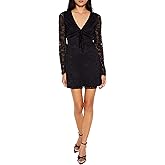 Forever 21 Womens Lace Bow Mini Dress