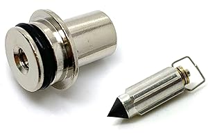 Compatible with Polaris 500 HO Scrambler/Sportsman/Worker/Carb Needle & Seat Kit (Repairs Carburetor 3131359 & 3130922)