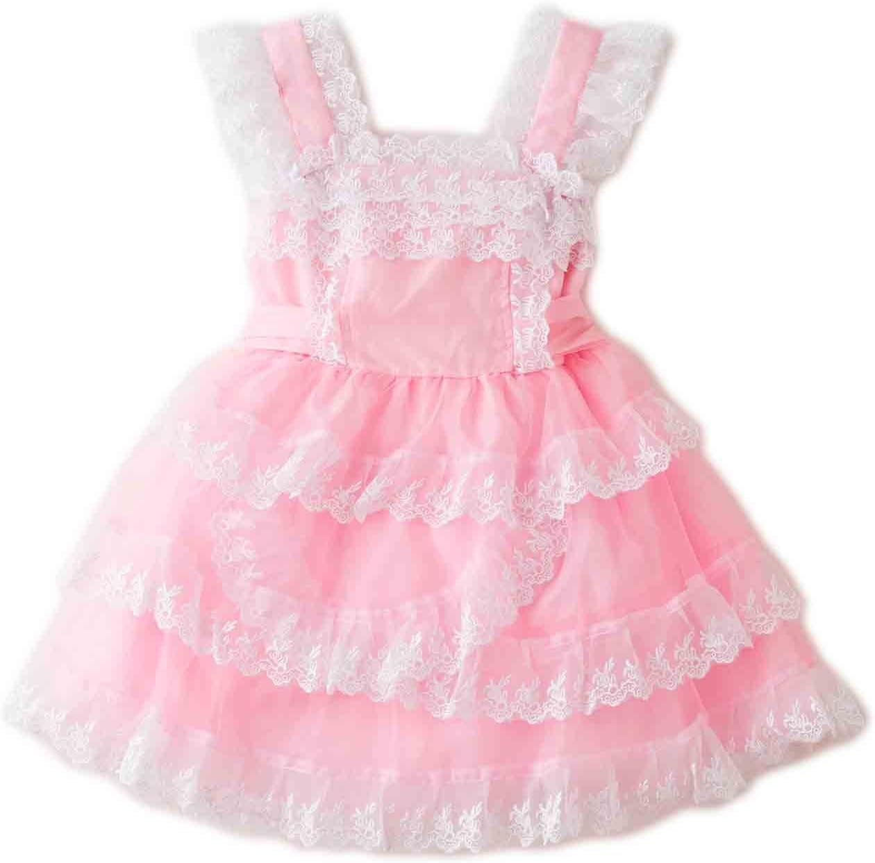 Catherine Cottage Little Girl's Lace Flower Girl Pageant Dress with Bow