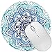 LESHIRY Mouse Pad, Cute Circular Mousepad with Design, Beautiful Parttern Mouse Pads with Stitched Edge, 7.9X7.9 Inch Small Mouse Mat for Laptop and Computer (Mandala 14)