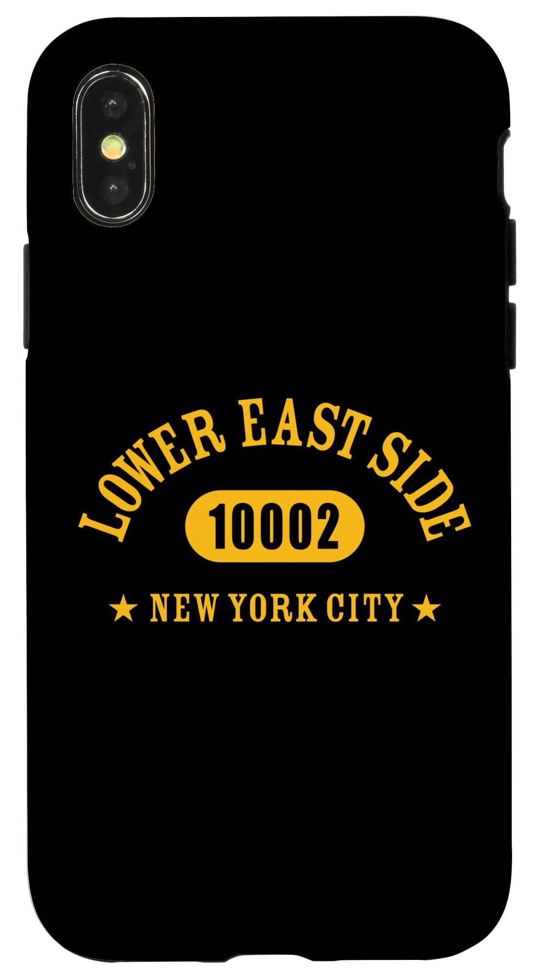 iPhone X/XS LOWER EAST SIDE NEW YORK CITY 10002 / NYC Athletic Design Case