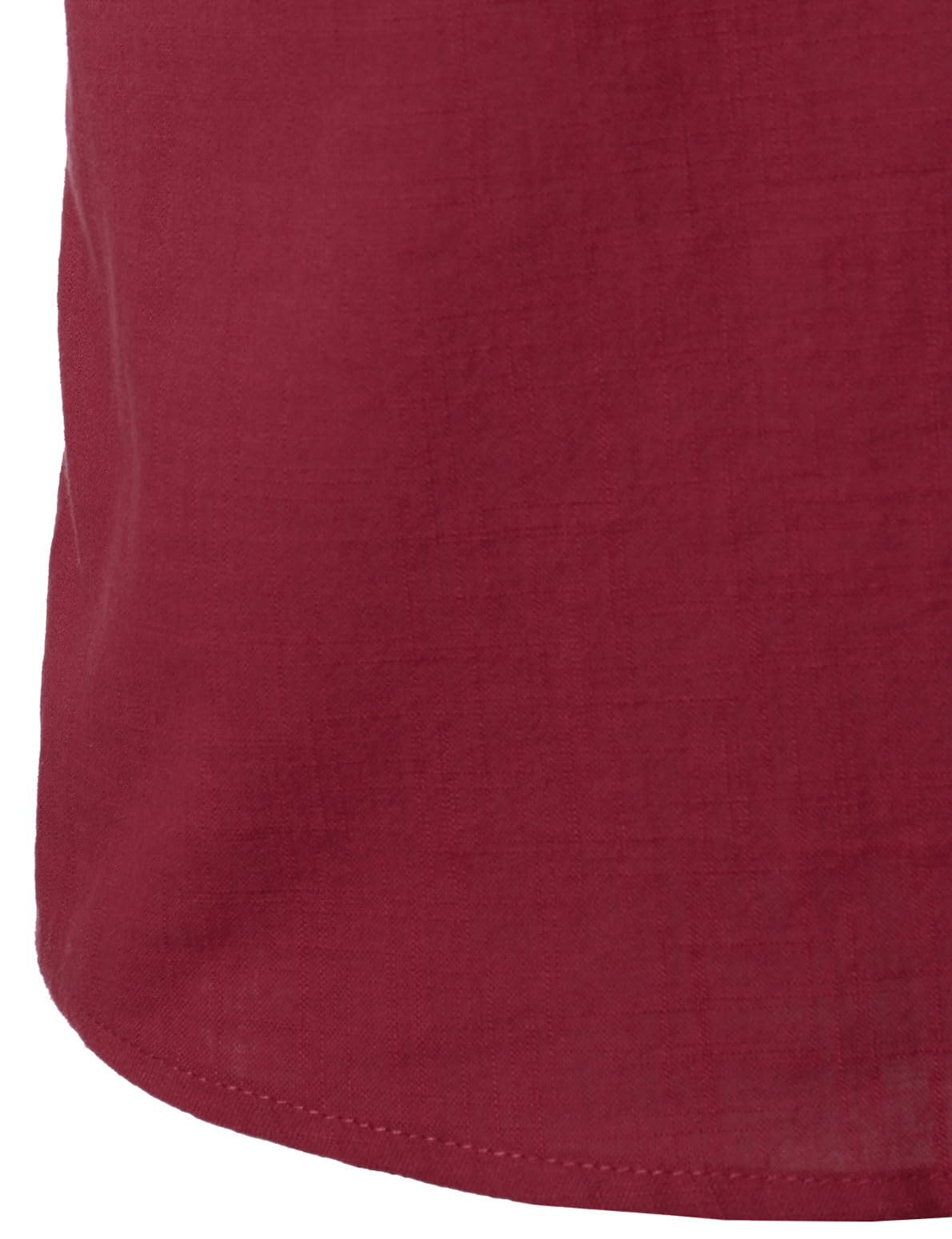 JEMITOP Men's Summer Lightweight Cotton Linen Shirts Casual Short Sleeve Breathable Banded Collar Henley for Beach Vacation