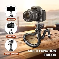 UBeesize Flexible Cell Phone Tripod, Mini Travel