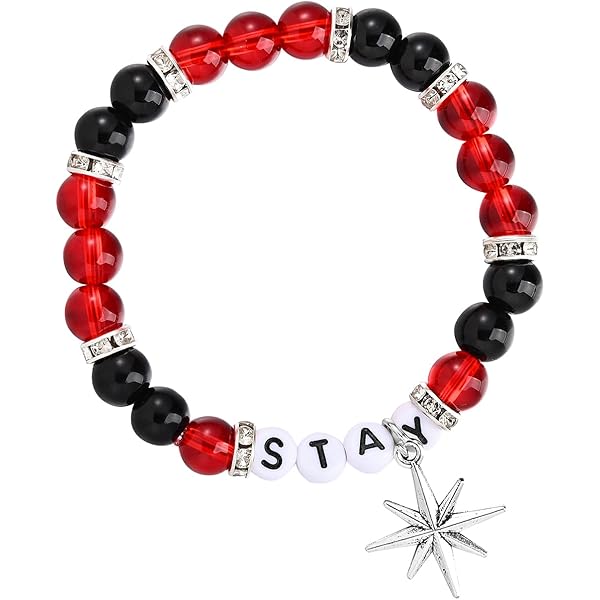 ZHENGGE Lot De 3 Bagues Kpop Stray Kids Merch Avec Collier, Bijoux