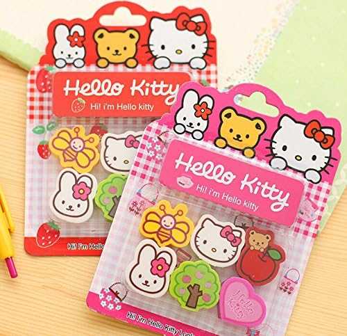 Eraser - Animal Collection (Hello Kitty Pink)
