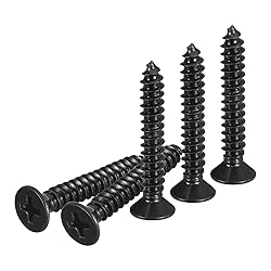 DTGN 100Pcs #10x1-1/4" Flat Head Wood Screws, 304