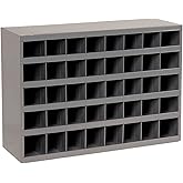 Durham 350-95 Cold Rolled Gray Steel 72 Opening Bin, 33-3/4