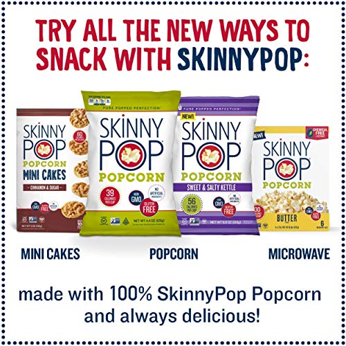 SKINNYPOP SEA SALT MICROWAVE POPCORN BAGS, 2.8 OZ (PACK OF 3)
