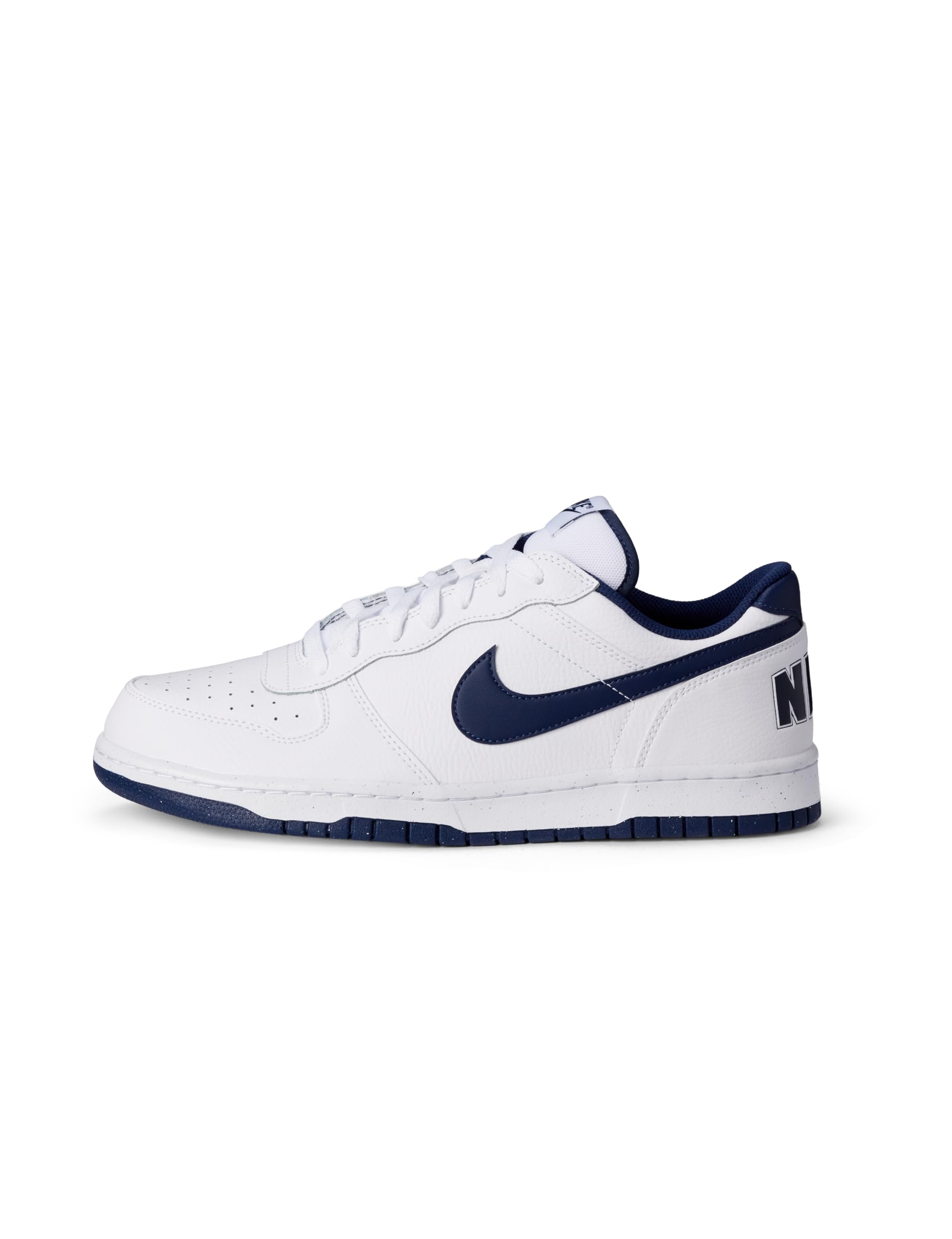 Nike Men’s Big Low Shoes, White/Midnight Navy, 11.5