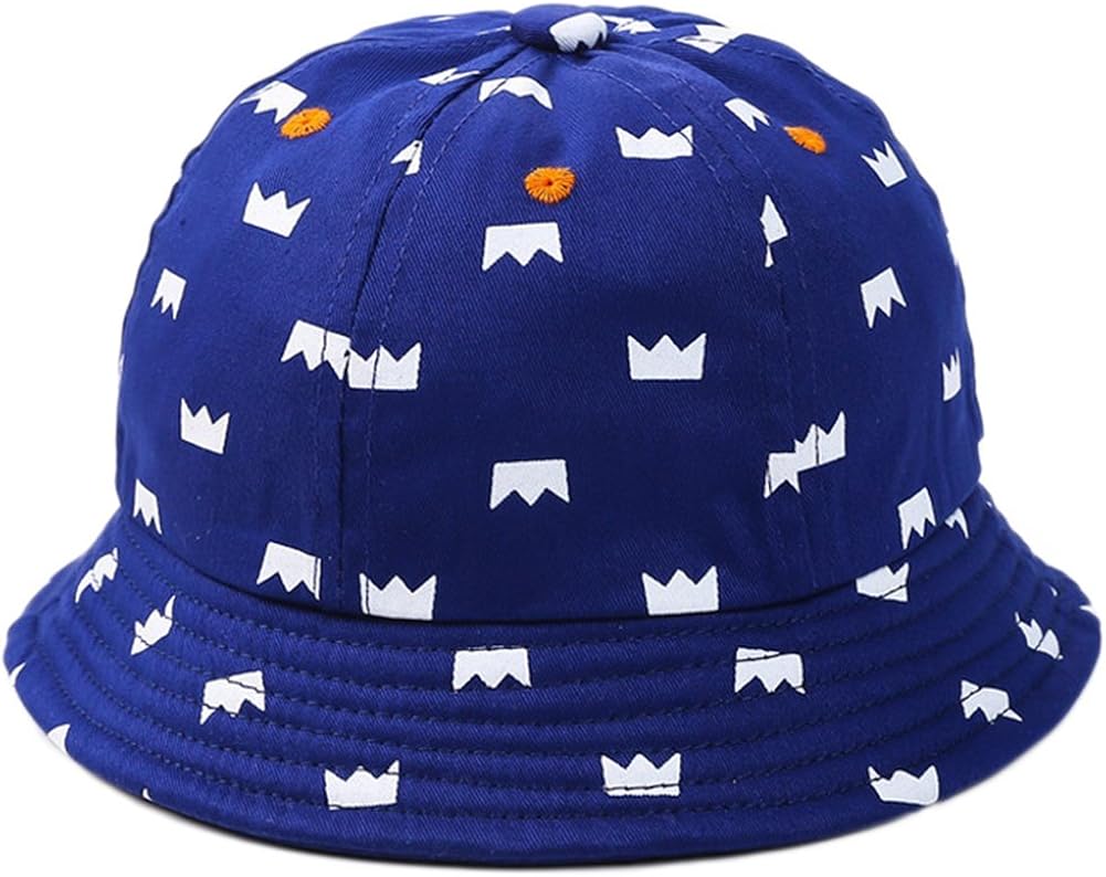 JUNGEN Bucket Hat Cap Sun Hat for Baby Boy 12 Years Old with Crown