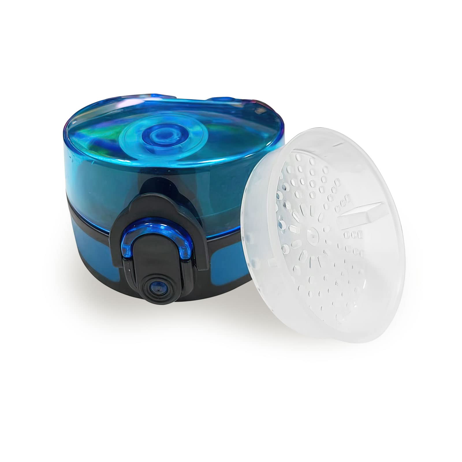 Photo 1 of 34HD Blue Replacement Lid and White Filter 32OZ Water Bottle, Leakproof with Silicone Sealing Ring, Lids Covers for 3.54in Diameter Water Bottle Christmas Gift