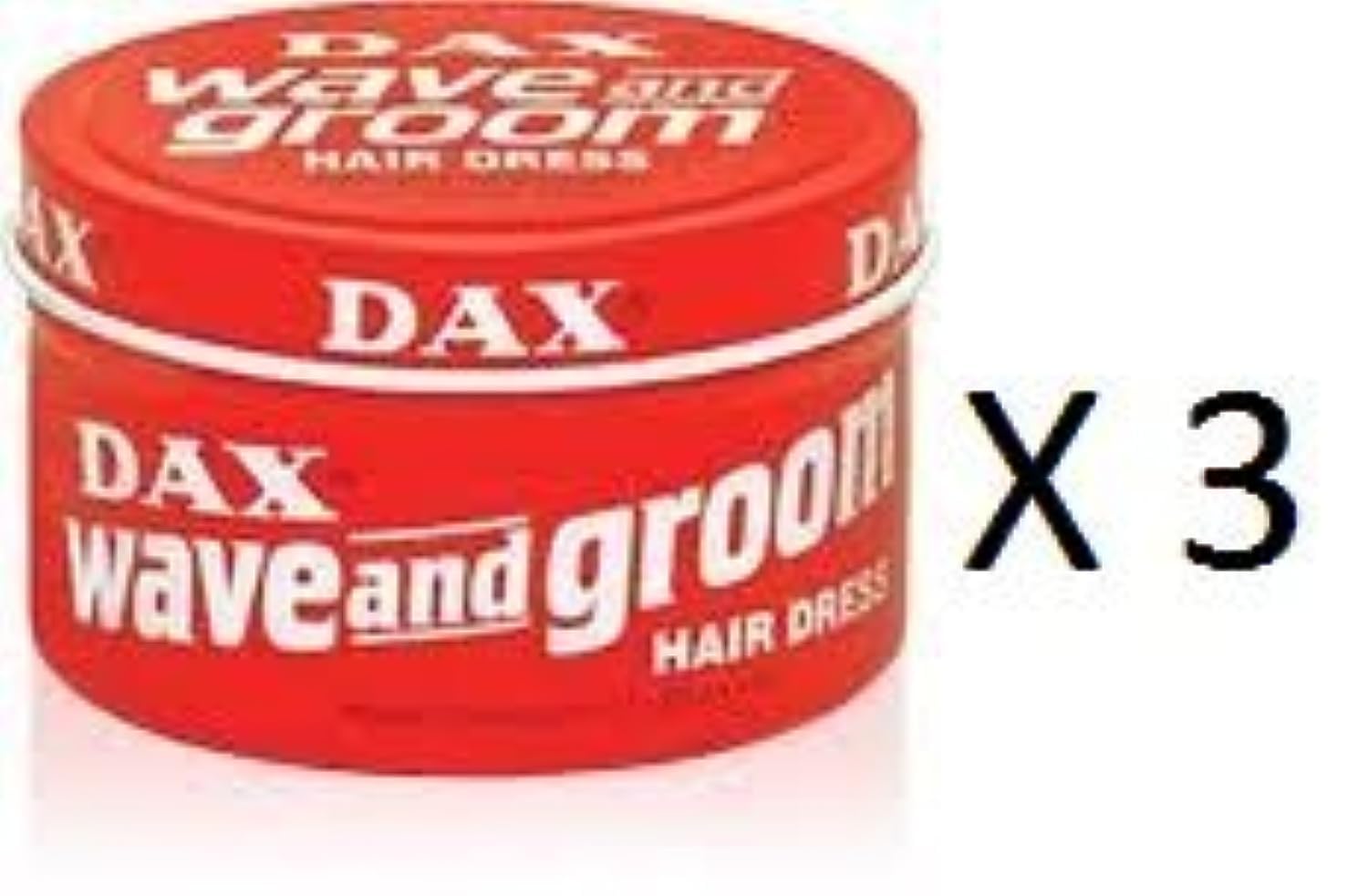 Dax Wave and Groom Hair Dress, 3.5 Ounce (Pack of 3) by DAX