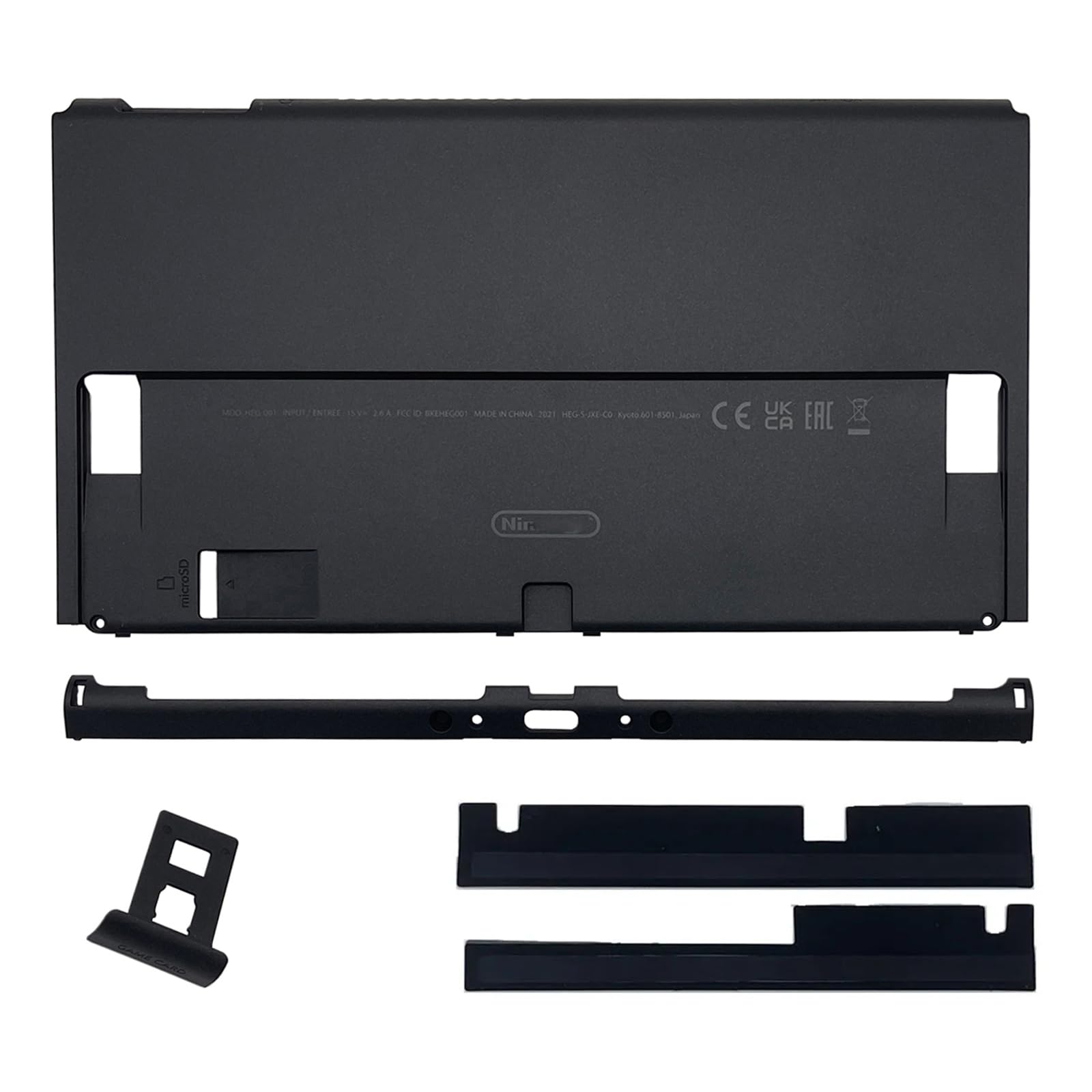 Onyehn Original Back Cover Replacement,Top Bottom Housing Shell(with Game Card Cover) for Nintendo Switch OLED