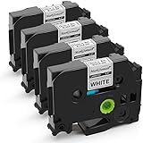 MarkDomain Compatible Label Tape Replacement for Brother TZe-231 TZ-231 Laminated P-Touch Label Maker Tape, for PT D210 H110 