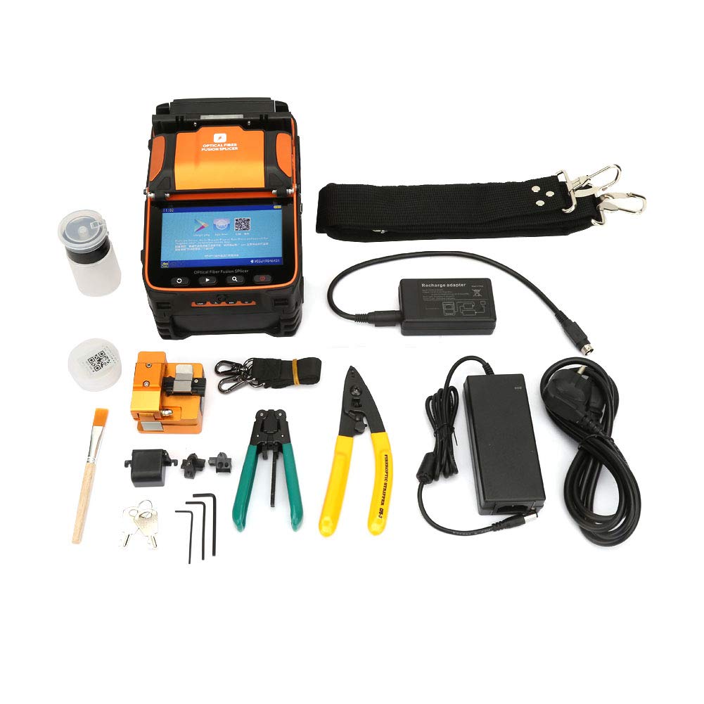 Empalmador de fusión de fibra óptica