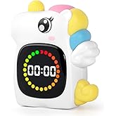 Unicorn Rechargeable 99M Visual Timer for Kids, Potty and Home Study Timer | Digital Adjustable Volume Countdown Classroom Timer ,Visual Time Progress Display,