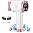 Aopvui Laser Hair Removal for Women and Men, IPL with Ice-Cooling System for Nearly Painless And Long-Lasting Result At-Home Permanent Hair Removal Device 999999 Flashes for Whole Body Use